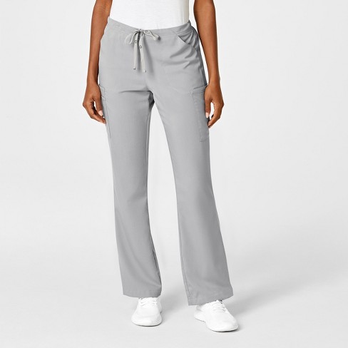 Wink Pro Women's Moderate Flare Leg Cargo Scrub Pant, S Regular : Target