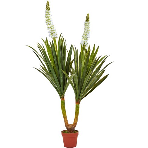 Nearly Natural 57-in Flowering Yucca Plant - image 1 of 2