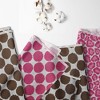 Bacati - Ikat Pink/Chocolate Swaddling Muslin Blankets set of 4 - 2 of 4