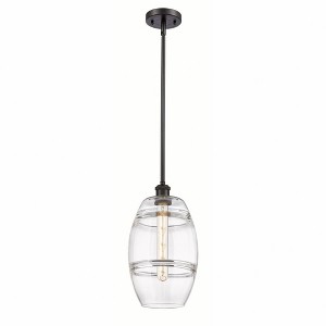 Vaz - 1 Light Stem Hung Mini Pendant In Industrial Style-9.88 Inches Tall and 8 Inches Wide - 1 of 1