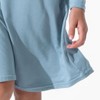 Bellabu Bear Baby Oasis Teal Bamboo Girls' Long Sleeve Dress - 2 of 4