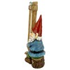 Design Toscano Ringing His Chimes Garden Gnome Statue - Multicolored - 4 of 4