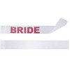 Sparkle and Bash 24 Pack White Satin Sashes for Pageants, Bachelorette Party, Prom, 4 x 33 In - 4 of 4
