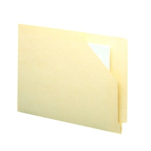 Smead End Tab File Jacket with Antimicrobial Product Protection, Shelf-Master  Reinforced Straight-Cut Tab, Flat-No Expansion, Manila (75715) - 1 of 1