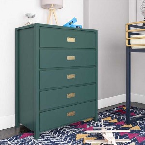 green emerald velvet dress Gideon Verde Shagreen Dresser