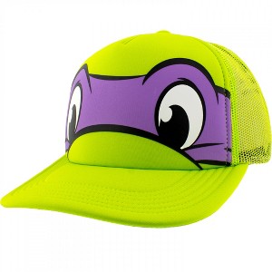 Adult Teenage Mutant Ninja Turtles Donatello Mask Snapback Hat - 1 of 4