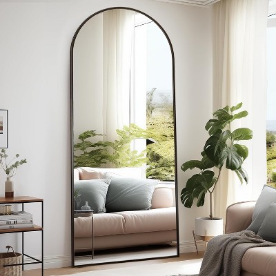 Beautyolove 34"W x 76"H Arched full length mirror