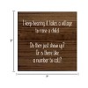 Slickblue Solid Pine Funny Wall Sign – Village to Raise a Child Quote– Farmhouse Gift Idea for Parents, Color Options - 3 of 3