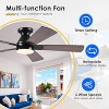 52 Inch Flush Mount Ceiling Fan with 5 Blades - 4 of 4