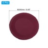 Unique Bargains Round Washable Elastic Bar Stool Cover for Dia 11"-13" Chair 2 Pcs - 2 of 4