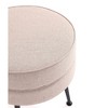 Manhattan Comfort Bailey Woven Polyester Blend Upholstered Ottoman - 4 of 4