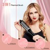 Nicebay Thermal Brush, Heated Round Brush Blow Dryer, Curling Iron Brush, 1.5 inch Electric Curl Wand, Curly Hair Brush, Blowout Brush Dual Voltage - 2 of 4