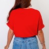 Go Taylor's Fiancé Yellow Front and Back - Womens Garment Dyed Tee - 3 of 4