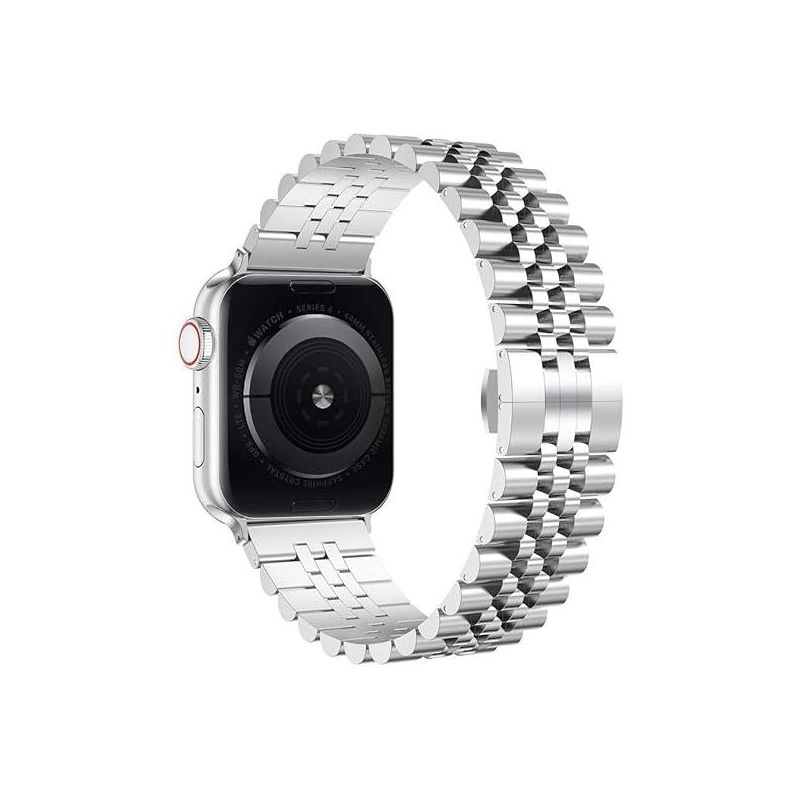 Worryfree Gadgets Classic Metal Band for Apple Watch, 1 of 2