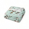 Sea Otters Micro Fleece Blanket - Cozy, Durable, Warm All - Season Cover for Sofa Bed 80X60 Inch - 2 of 4