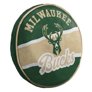 NBA Milwaukee Bucks 15'' Varsity Cloud Pillow - 1 of 3