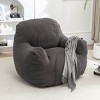 Teddy Bean Bag Couch, Faux Fur Bean Bag Chair with Memory Foam Support, Large Bean Bag Sofa for Adults in Living Room-Koiai - 3 of 4
