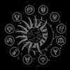 Girl's Lost Gods Celestial Zodiac Symbols Crop Top T-Shirt - 2 of 3