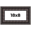 PosterPalooza | Panoramic 3.5" Wide Ornate Black Frame - UV Acrylic, Foam Board Backing, Hanging Hardware - 2 of 4