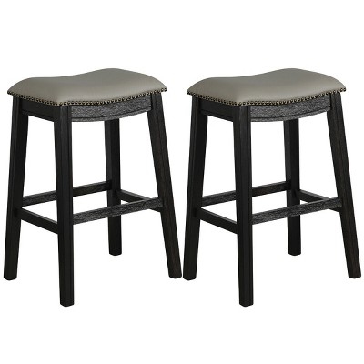 Black sales saddle stools