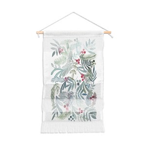 Dash and Ash Ferns and Holly Fiber Wall Hanging - Society6 - 1 of 3