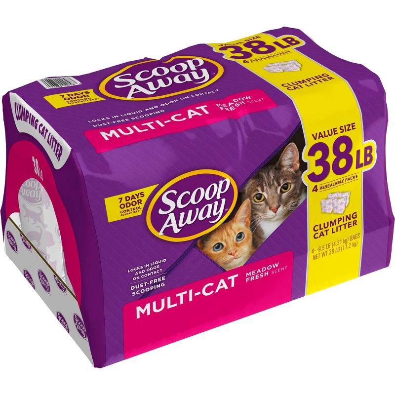 Scoop Away Multi-Cat Clumping Scented Cat Litter, 3 of 10