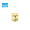 Unique Bargains Brass Air Water Gas Tube Fitting Compression Sleeves Ferrules 25 Pcs - 4 of 4