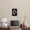 Art Remedy Distortion in Typefaces Contemporary Shapes Abstract Wall Art Framed - 2 of 4