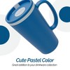 Copco Cone Travel Coffee Mug, 16 oz - Insulated Drinkware with Spill-Proof Lid and Handle, Microwave & Dishwasher Safe - (Blue) - 4 of 4