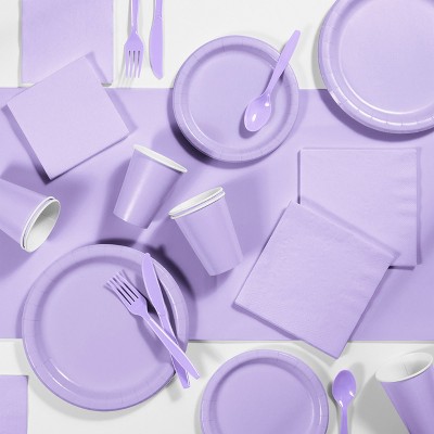245pk Party Supplies Kit Lavender
