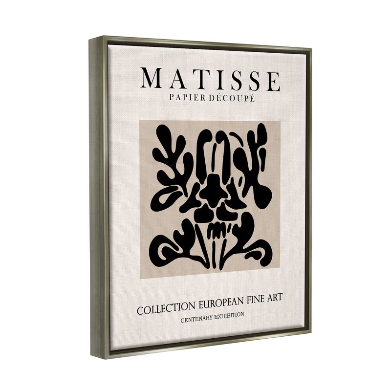 Stupell Industries Abstract Contemporary Black Floral Design Matisse Typography, 4 of 7