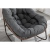 Maliang Outdoor Rattan Rocking Chair - 3 of 4