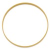 Black Bow Jewelry 6mm 14k Yellow Gold Polished Half Round Solid Bangle Bracelet - 2 of 4