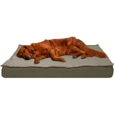 FurHaven Quilt Top Convertible Indoor-Outdoor Deluxe Orthopedic Pet Bed Mat