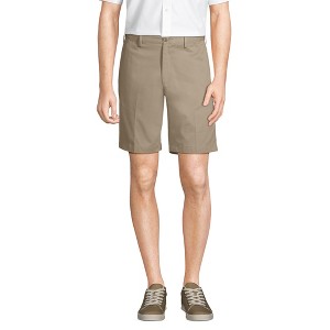 Lands' End Men's Comfort Waist 9" No Iron Chino Shorts - 1 of 4