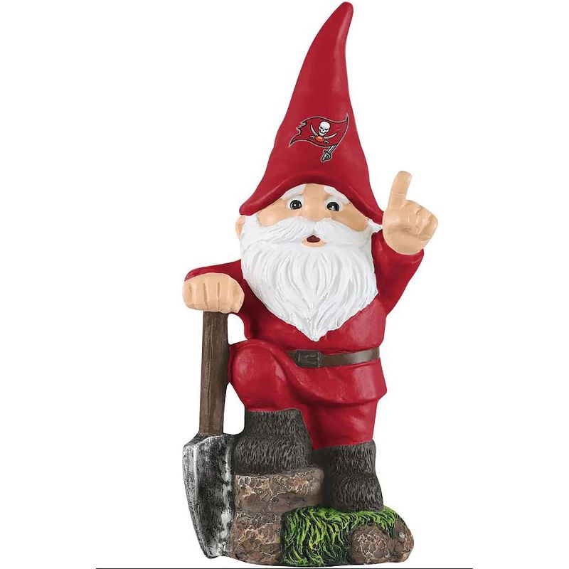 Forever Collectibles Tampa Bay Buccaneers NFL 10.5 Inch Shovel Time Garden Gnome, 1 of 2