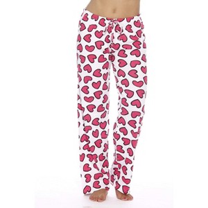 Just Love Womens Plaid Knit Jersey Pajama Pants - 100% Cotton PJs - 1 of 3