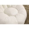 NicBex Classic Faux Fur Bean Bag Chair, Durable Ergonomic Lazy Sofa Chair for Reading and Resting in Bedroom, White - 4 of 4