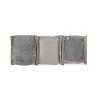Household Essentials Set of 3 Under Bed Zippered Sweater Storage Bags with Clear Vision Panel Silver: Garment Storage Solution - 3 of 4