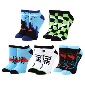 The Batman Movie 5-Pack Ankle Socks set for men