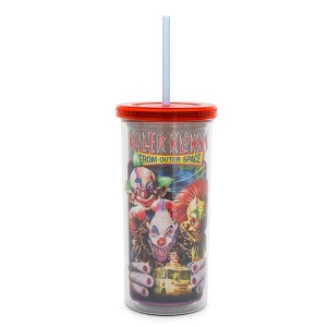 Silver Buffalo Killer Klowns From Outer Space Carnival Cup With Lid and Straw | Holds 20 Ounces - 1 of 4