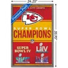 Trends International NFL Kansas City Chiefs - Champions 24 Framed Wall Poster Prints - 3 of 4