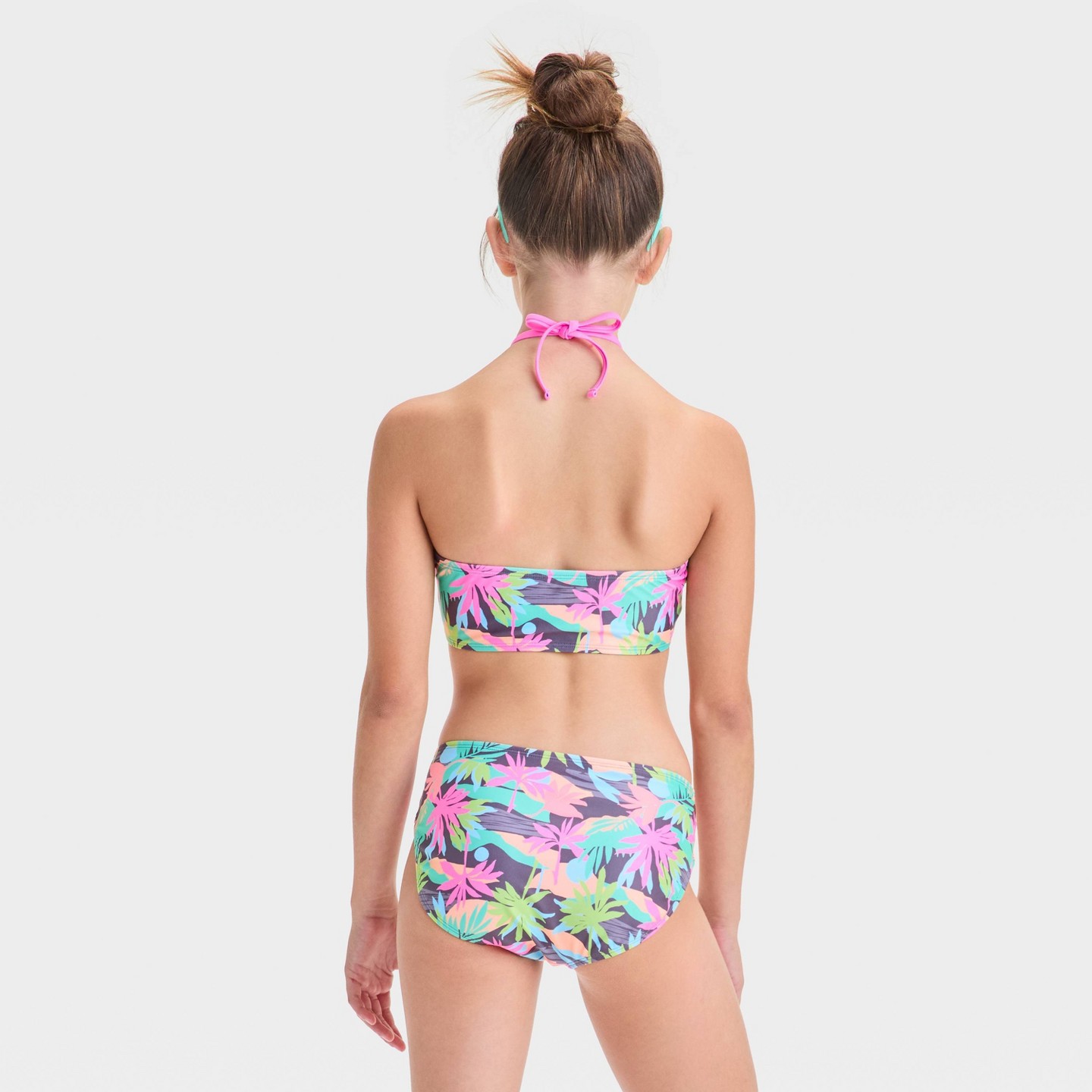 Art Class Girls' A Trip to Paradise Floral Printed Bikini Set, цвет: С принтом — фото 2