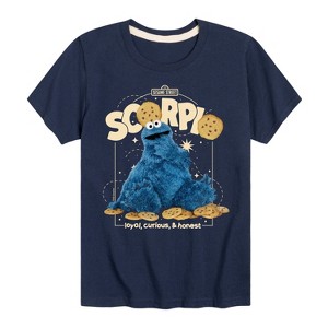 Boys' - Sesame Street - Scorpio Cookie Monster Short Sleeve Graphic T-Shirt - 1 of 4