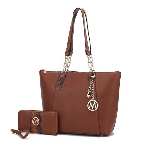 MKF Collection Ximena Women’s Tote Bag with matching Wristlet Wallet by Mia K - 1 of 4