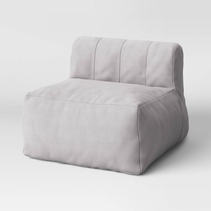 Modular Bean Bag Section Sofa Armless Gray - Room Essentials&#8482;, 1 of 7