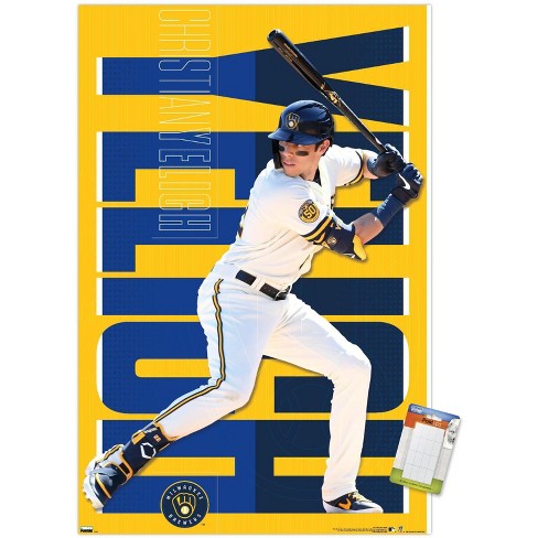 MLB Milwaukee Brewers - Drip Helmet 22 Wall Poster, 22.375 x 34