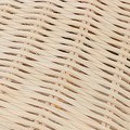 black/natural rattan