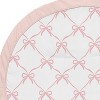 Sweet Jojo Designs Girl Baby Tummy Time Playmat Ballerina and Ballet Bows Pink and White - 3 of 4