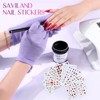 Saviland Unisex 10 Sheets Graffiti 3D Self-Adhesive Nail Art Stickers Set - Assorted Designs. - 4 of 4